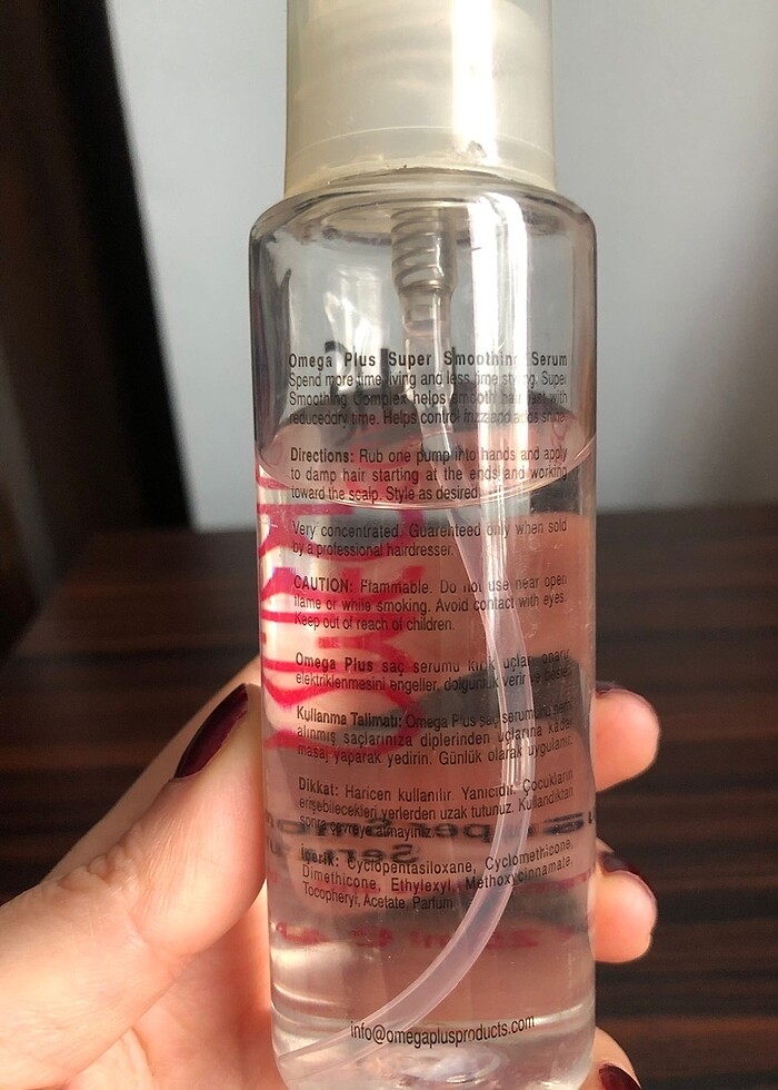 Omega plus saç düzleştirici serum - Görsel 4
