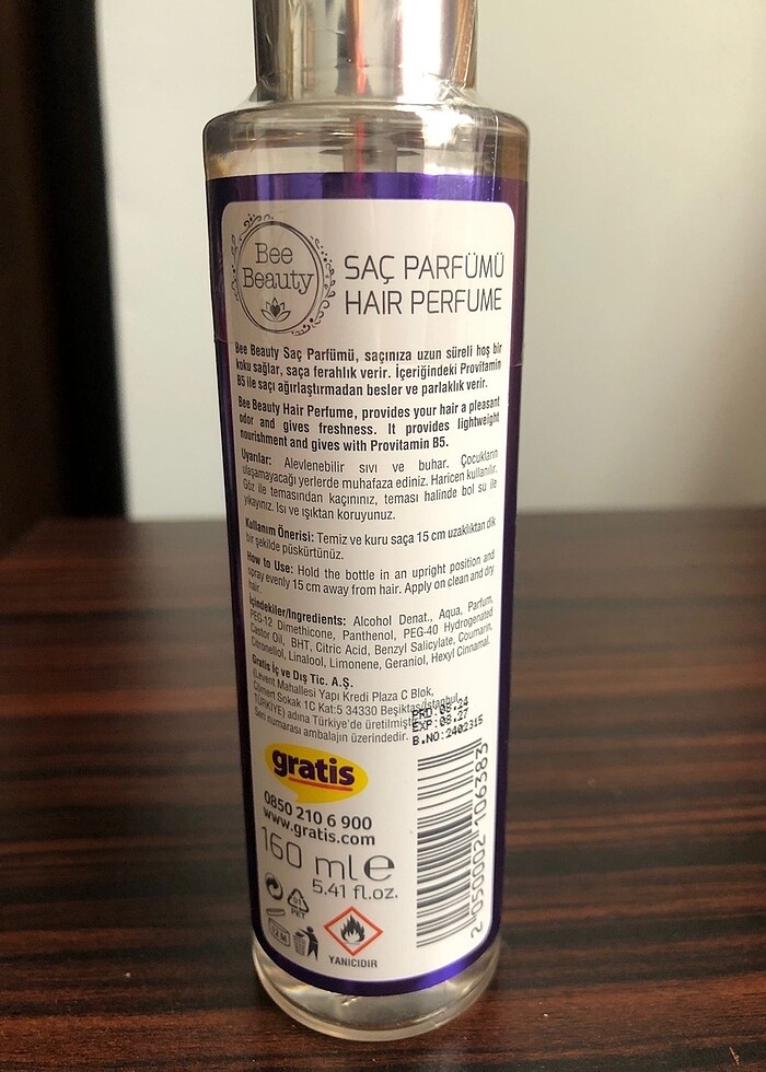 Bee beauty intense saç parfümü - Görsel 5