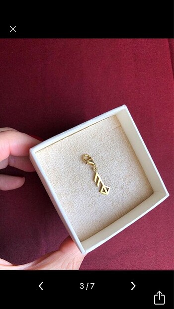 Mesele design aşk (Ansuz ve İngwaz) kolye ucu - Görsel 7