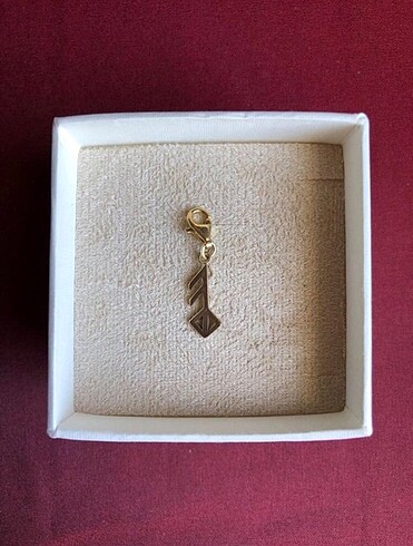 Mesele design aşk (Ansuz ve İngwaz) kolye ucu - Görsel 2