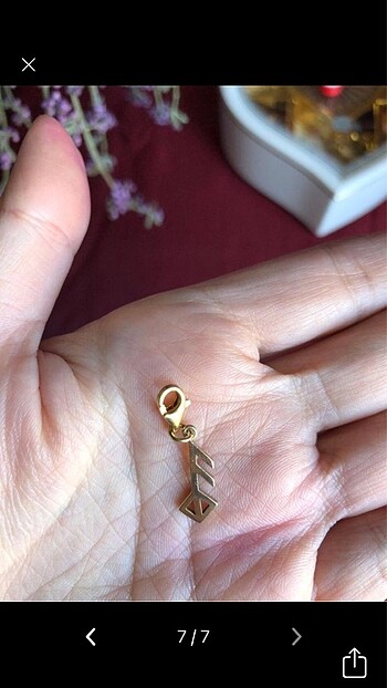 Mesele design aşk (Ansuz ve İngwaz) kolye ucu - Görsel 11