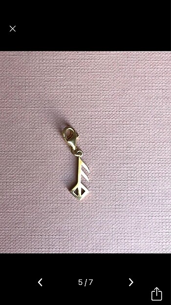 Mesele design aşk (Ansuz ve İngwaz) kolye ucu - Görsel 9