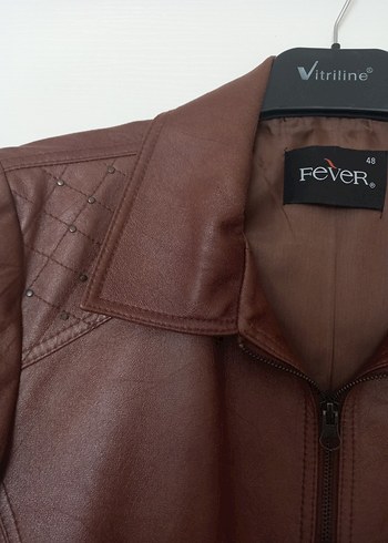 Diğer fever marka Deri Biker Ceket