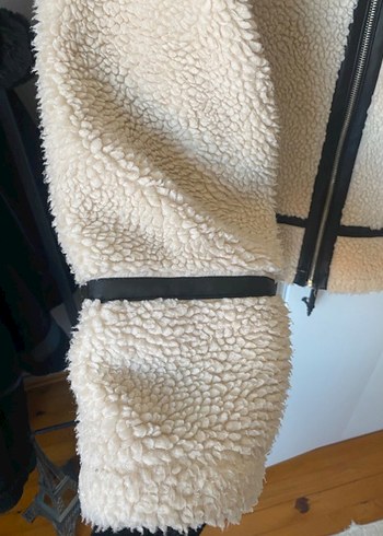 Kürklü Bej Kadın Ceket - Görsel 4