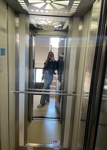 Payetli Nakışlı Bohem Kadın Kot Pantolon - Görsel 2