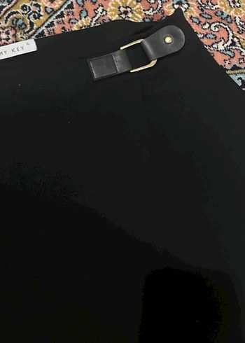 Siyah Kemerli Mini Etek - Görsel 3