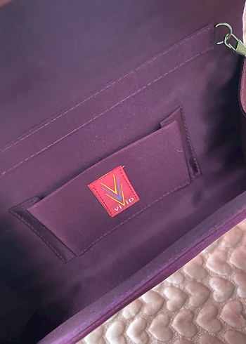 Zara Mor Parlak Çiçekli Kadın Abiye Çanta