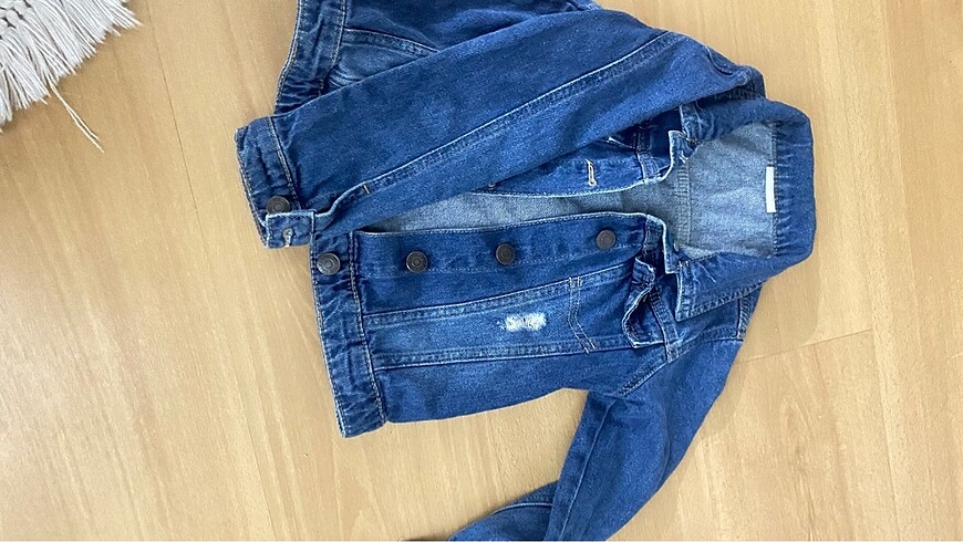 7 Yaş Beden Çocuk kot ceket