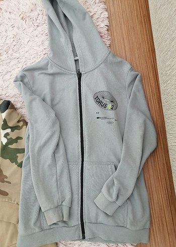 İki adet tek fiyat Kapüşonlu Erkek Sweatshirt - Rahat Kesim - Görsel 3