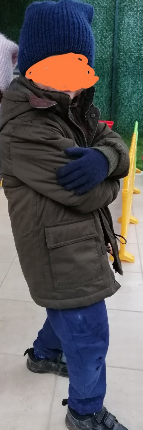 Kahverengi ve Haki renl Erkek Çocuk Street Wear Mont - Görsel 2