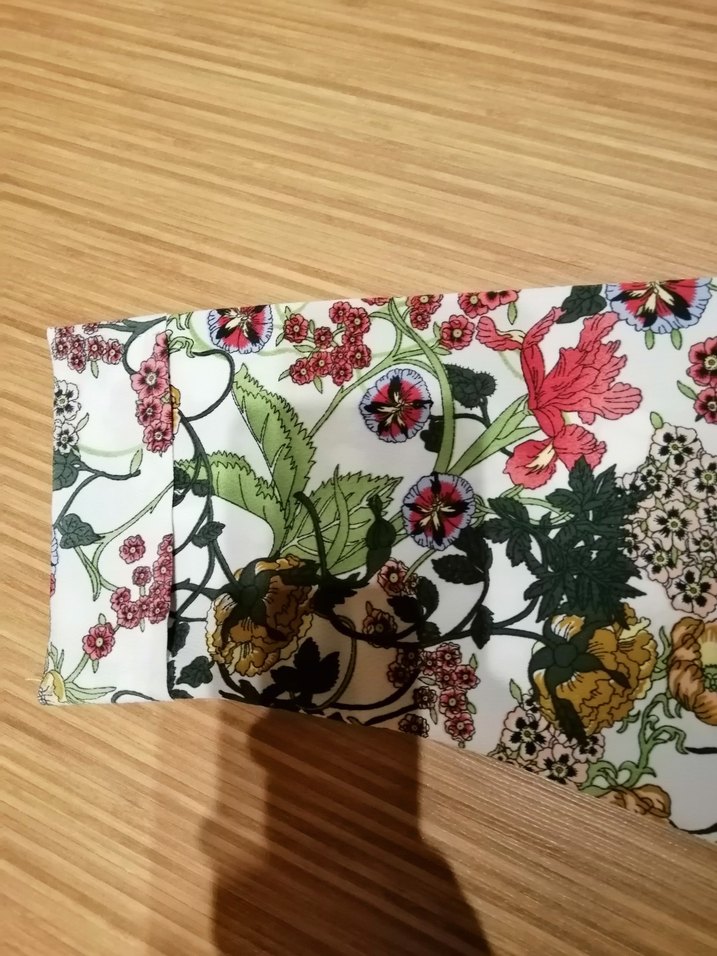 Cream rouge marka 
Çiçek Desenli Uzun Kollu pareo kaftan - Görsel 4