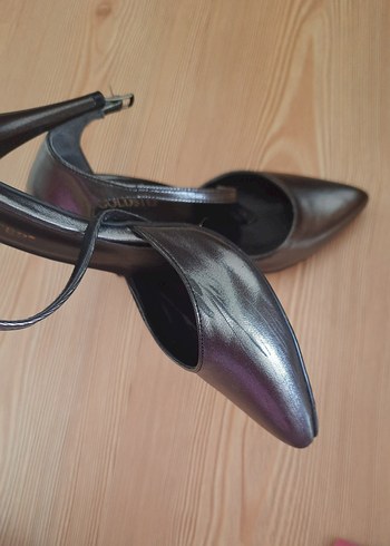 36 Beden gri Renk Stiletto Topuklu Kadın Ayakkabı
