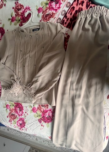 Nakışlı, Salaş Kesim, Uzun Kollu Kadın Takım - Görsel 2