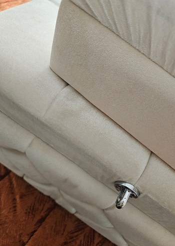 Bej Kadife Makyaj Organizer Kutusu - Görsel 3