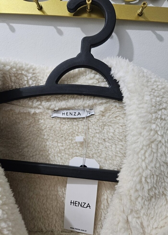 Kadın mont peluş deri - Görsel 4