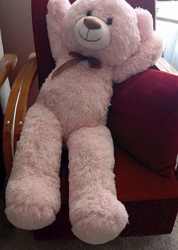  Beden Pastel Pembe Peluş Ayıcık 100cm