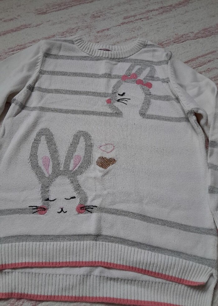 Kız çocuk kazak - Görsel 3