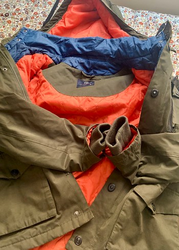 Düğmeli Kapüşonlu Erkek Parka Loft marka - Görsel 3