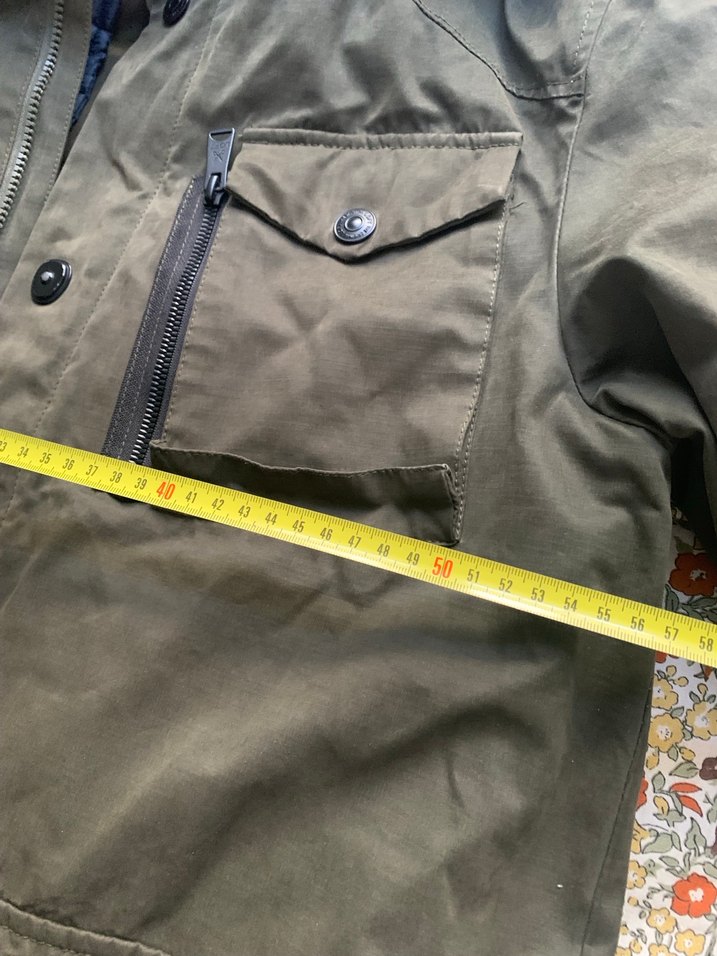 Düğmeli Kapüşonlu Erkek Parka Loft marka - Görsel 5