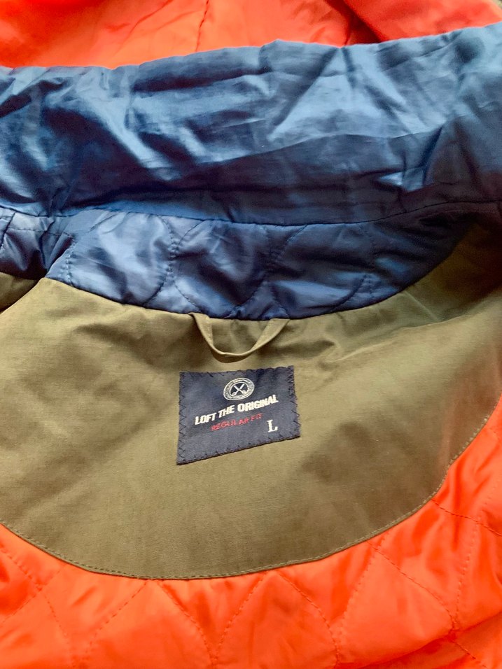 Düğmeli Kapüşonlu Erkek Parka Loft marka - Görsel 2