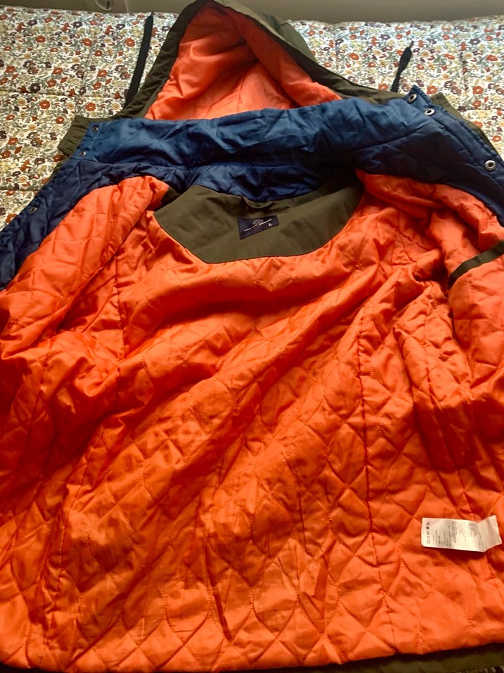 Düğmeli Kapüşonlu Erkek Parka Loft marka - Görsel 4