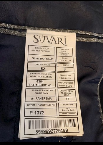 Erkek lacivert Normal Kesim Takım Elbise - Görsel 6