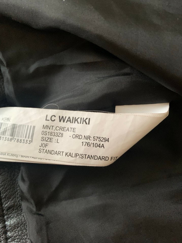 Kadın Siyah Deri Biker Ceket - Görsel 4