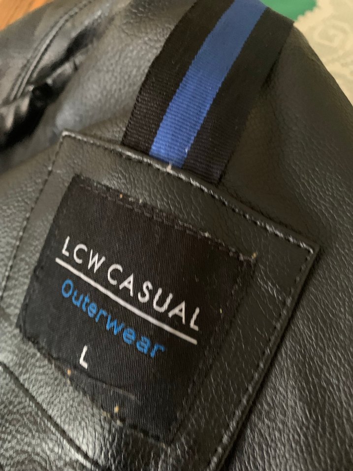 Kadın Siyah Deri Biker Ceket - Görsel 5