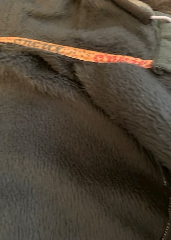 Kürk Detaylı Kamuflaj Kadın Kapüşonlu Mont - Görsel 4