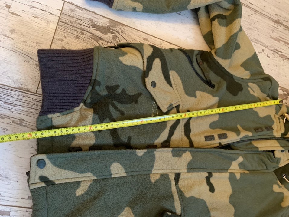 Kürk Detaylı Kamuflaj Kadın Kapüşonlu Mont - Görsel 3