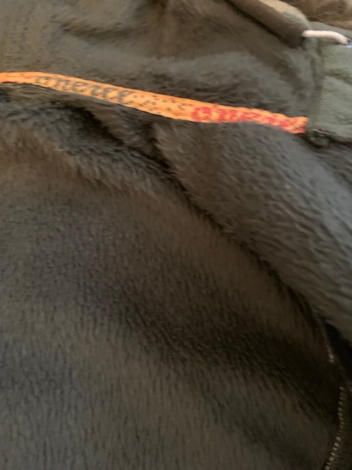 Kürk Detaylı Kamuflaj Kadın Kapüşonlu Mont - Görsel 4