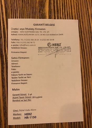 HERZ R-1150 Mini SCART Dijital Uydu Alıcı - Görsel 6