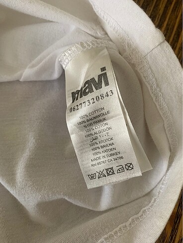 Mavi Jeans Beyaz mavi marka tişört