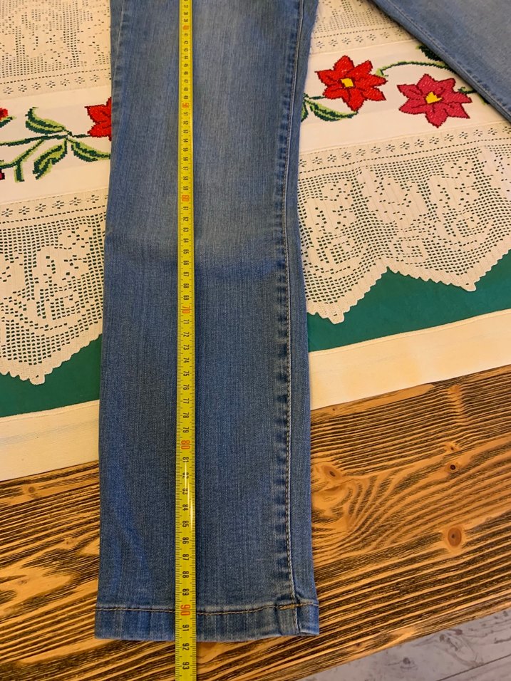 Fermuarlı Kadın Kot Pantolon - Görsel 4