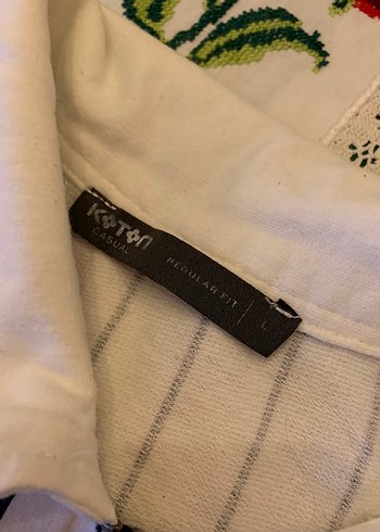 Erkek Çizgili Fermuarlı koton marka Tişört - Görsel 2