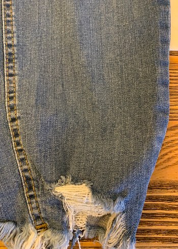 Mavi Rahat Kesim Kadın Kot Pantolon - Görsel 5