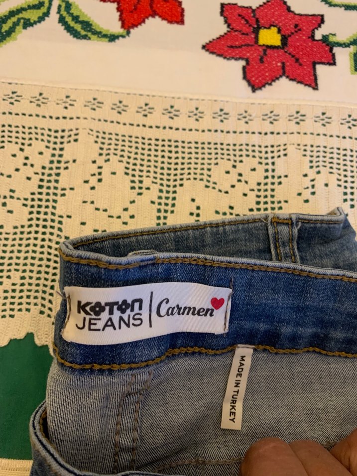 Mavi Rahat Kesim Kadın Kot Pantolon - Görsel 2