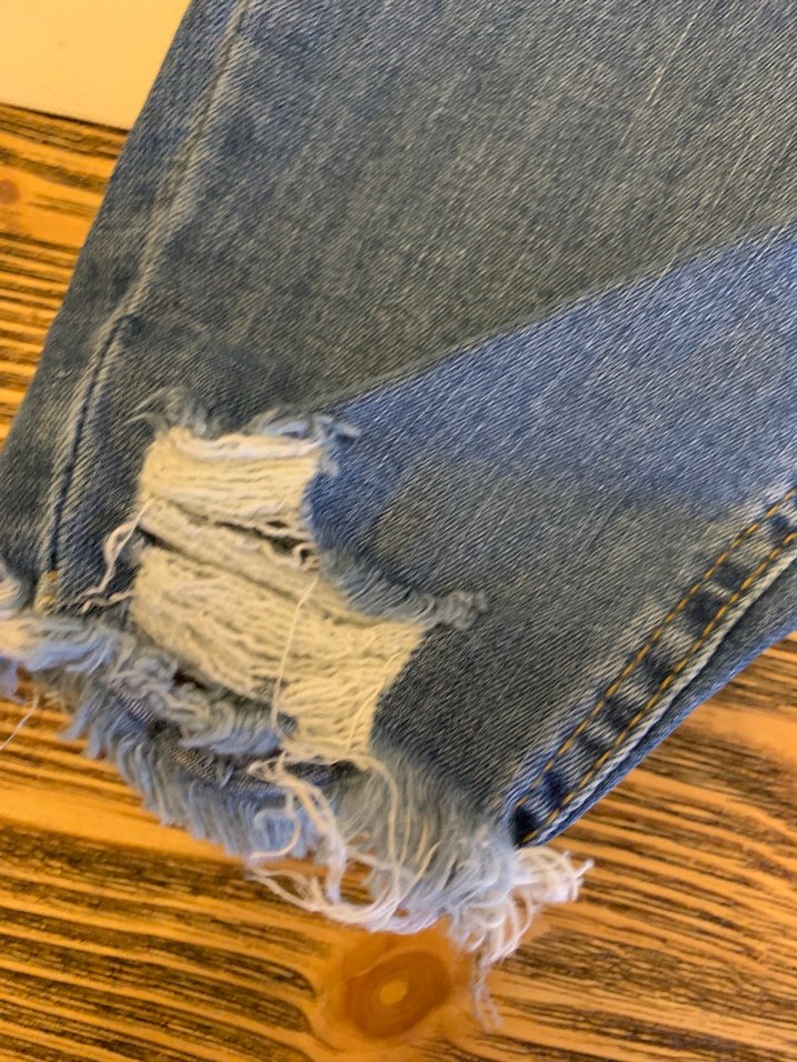 Mavi Rahat Kesim Kadın Kot Pantolon - Görsel 4