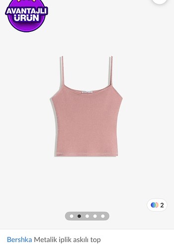Bershka pembe simli bluz - Görsel 4