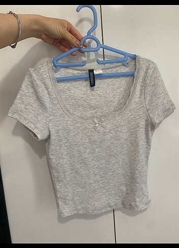 H&M h&m bluz fiyonk detaylı