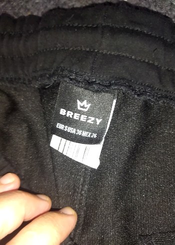 unisex  Siyah Rahat Kesim Eşofman Altı - Görsel 3