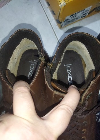 flo oxide Kahverengi deri Erkek  Bot - Görsel 8