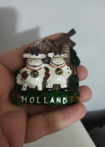 Hollanda Temalı Renkli İnek Figürlü magnet buzdolabı süsü - Görsel 2