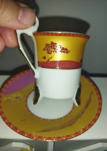 antika vintage japon yamasen fincan - Görsel 2