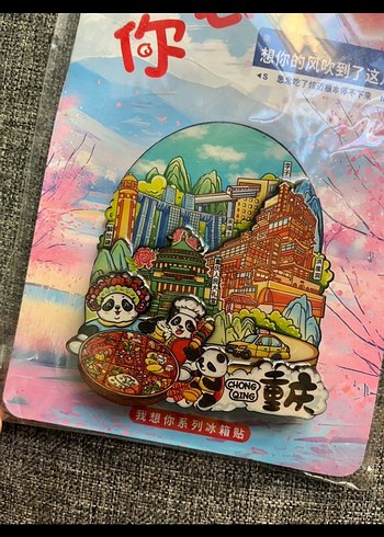 Çin pandalı Magnet - Görsel 2