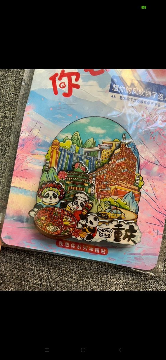 Çin pandalı Magnet - Görsel 2