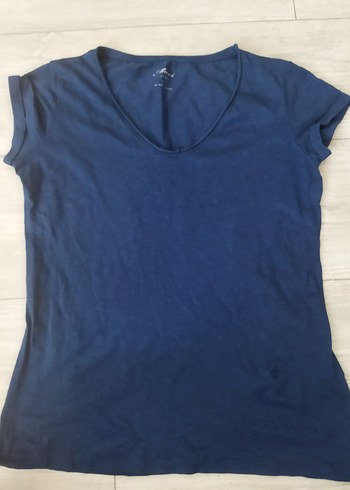 mavi jeans V Yaka Tişört body