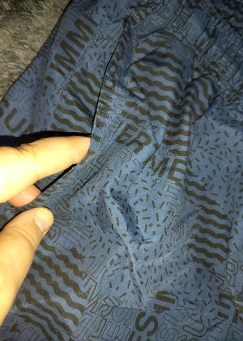 Gri Baskılı Erkek deniz şortu - Görsel 4