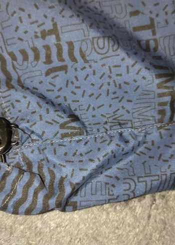 Gri Baskılı Erkek deniz şortu - Görsel 2