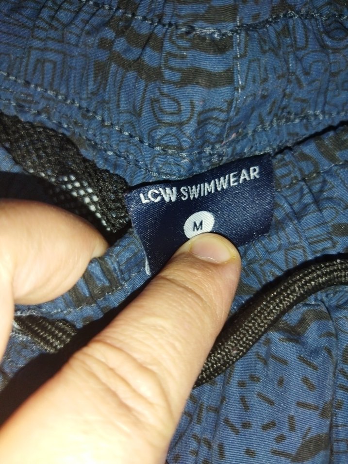 Gri Baskılı Erkek deniz şortu - Görsel 3